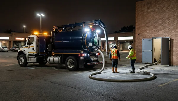 Night-time sewer backup response at a Scarborough plaza